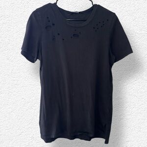 ‼️Zutter Distressed Black T-Shirt